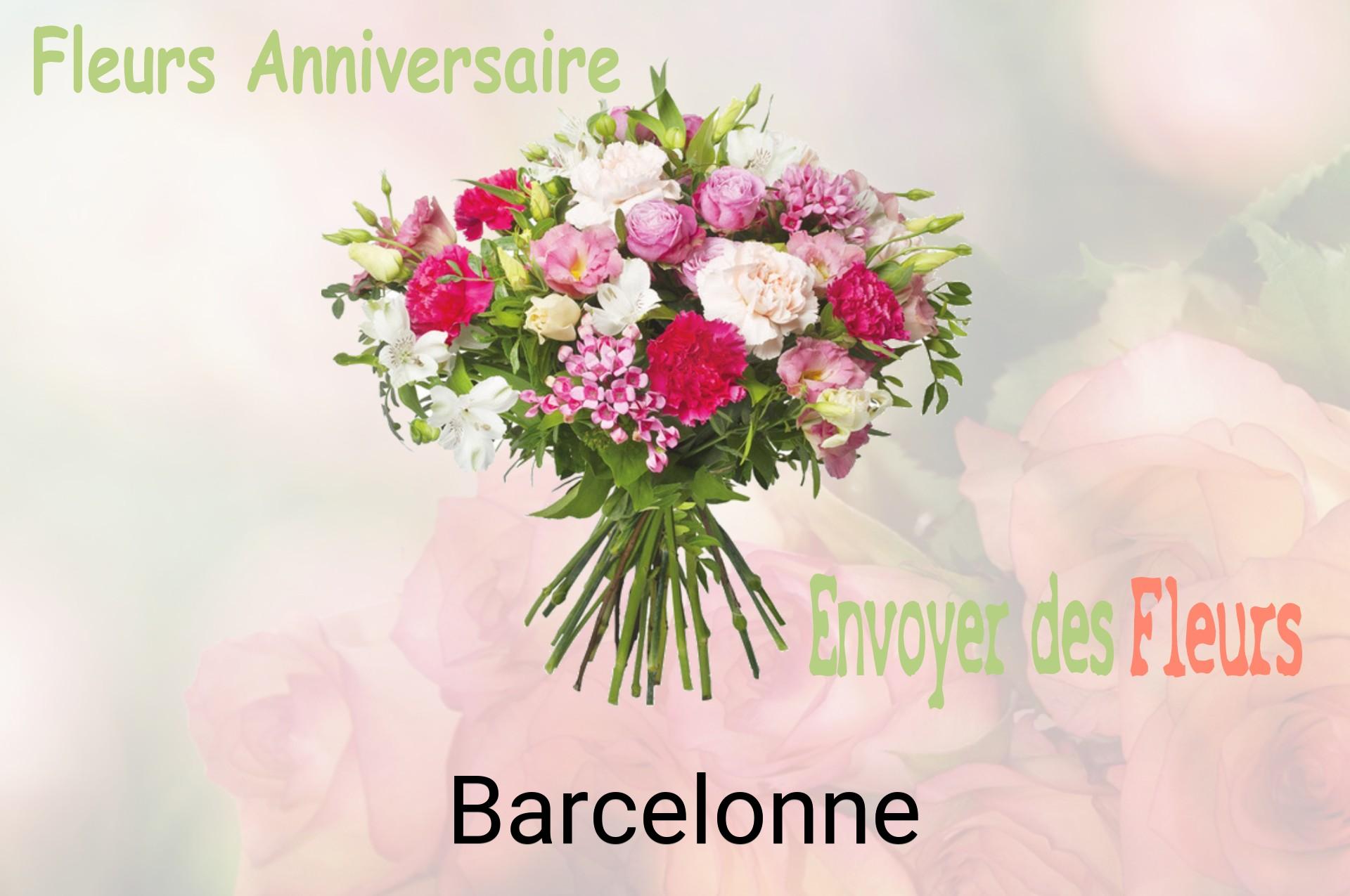 Bouquet de fleurs d’anniversaire livré à Barcelonne