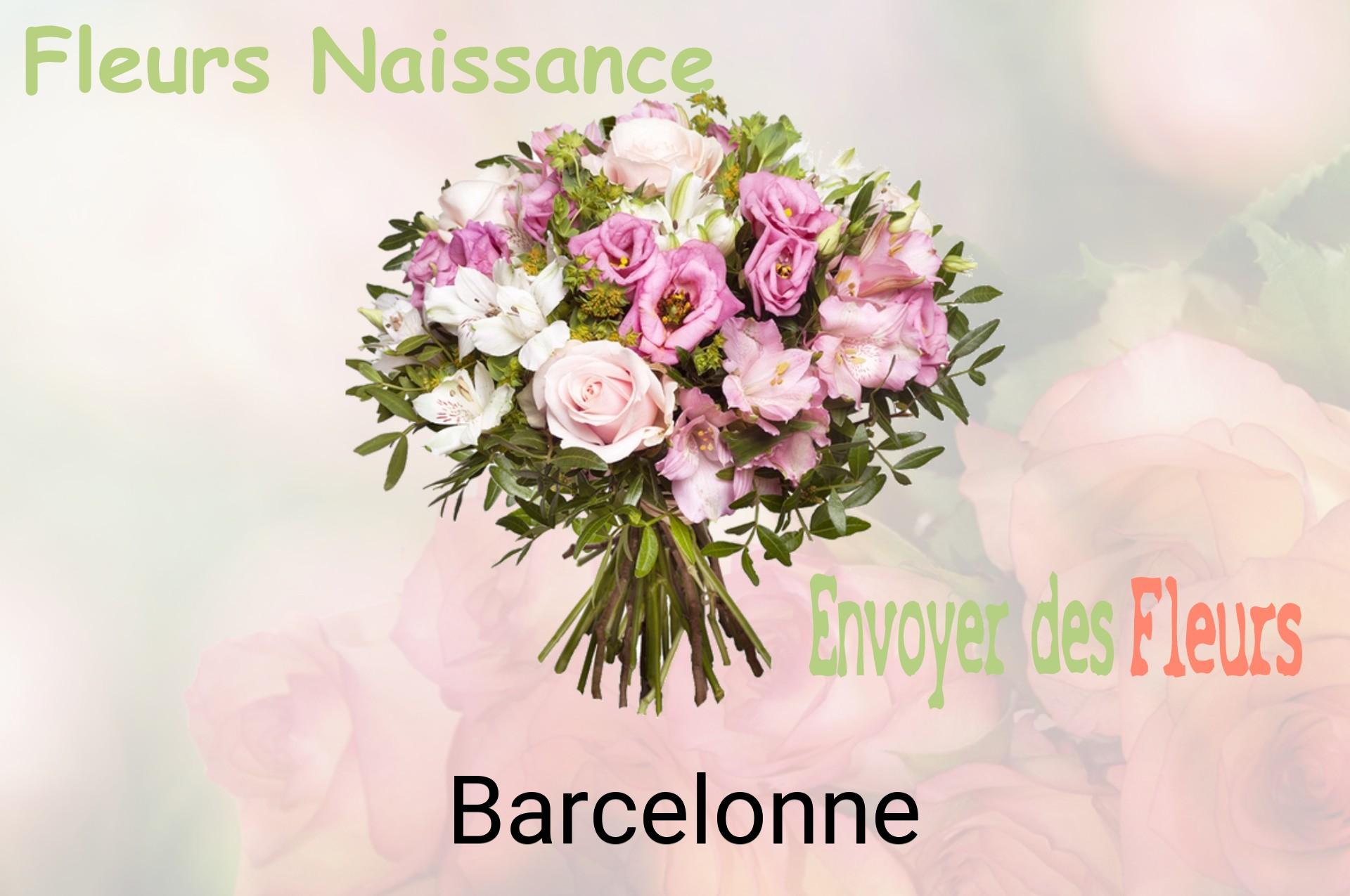 Bouquet de fleurs de naissance livré à Barcelonne